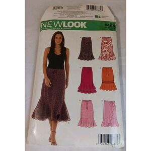 New Look Simplicity Patterns Sewing Pattern 6463 Sz 8 to 18 Misses' Six Skirts